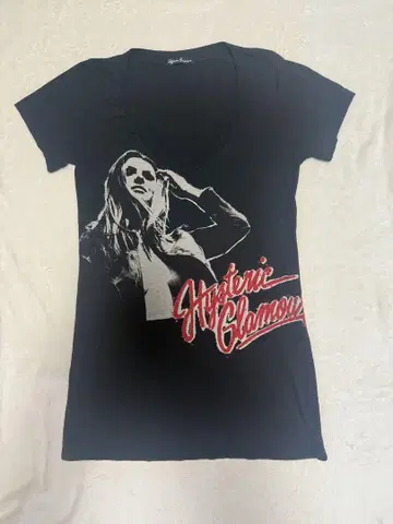 Hysteric Glamour V넥 반팔T셔츠