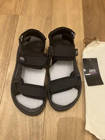 JaVa 블랙 스포츠 샌들