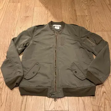 REMI RELIEF used 가공 코튼 MA-1 카키 XL 사이즈