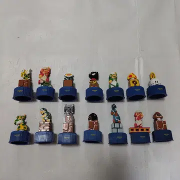 슈퍼 마리오 병뚜껑 14개