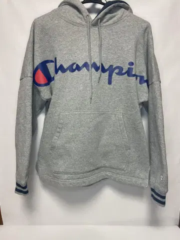 Champion 그레이 후드티 SMALL