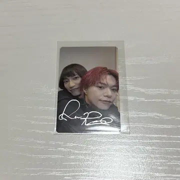 SUPER DRAGON 시바사키 라쿠 시무라 레오 사인 트레이딩 카드