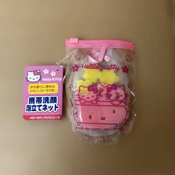 헬로키티 핸드폰 세안 거품망