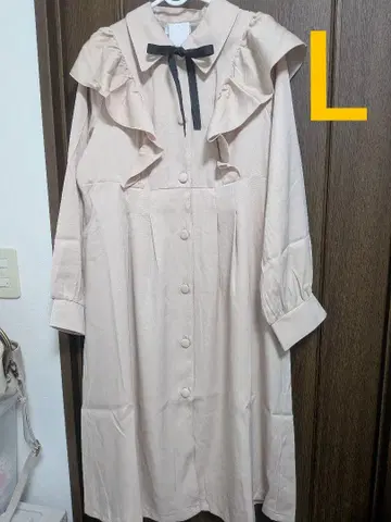 마키 플레어 롱 코트 L 사이즈