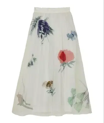 AMANDA SHEER PLEATS SKIRT 아메리빈티지