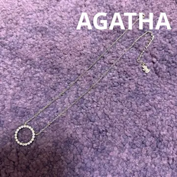 AGATHA 크리스탈 스톤 목걸이