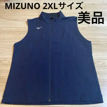 새상품급 Mizuno 네이비 집업 베스트 2XL
