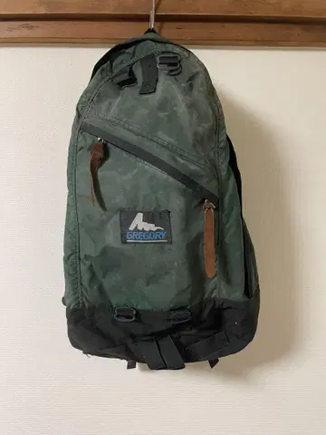 GREGORY 올리브 그린 백팩 파랑 택 vintage