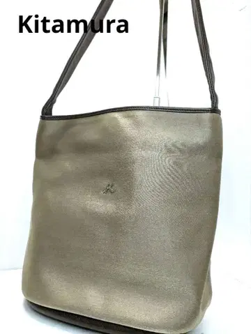키타무라 토트백 원숄더 로고