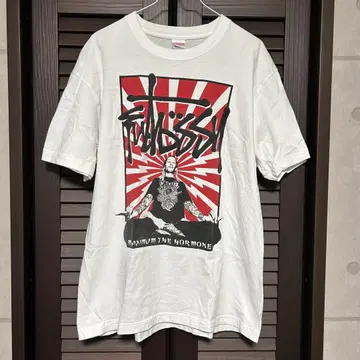 Maximum the Hormone 후토시 티셔츠 L 사이즈 화이트