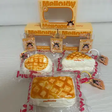 mellojoy 크림 와플 원형, 삼각형, 스퀘어 3개 세트
