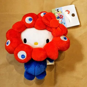[택 포함 새상품] 만박 산리오  카라비너 봉제 인형 키티
