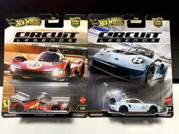 핫휠 서킷 레전즈 페라리 499P x 911 GT3 R