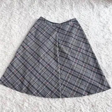 패트릭 콕스 체크 무늬 스커트 양쪽 포켓 부착 9호