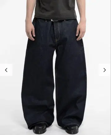 MENES Janome Raw Baggy Jeans - Indigo