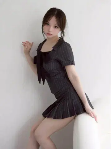 andmary Robin 리본 세트업 M 사이즈