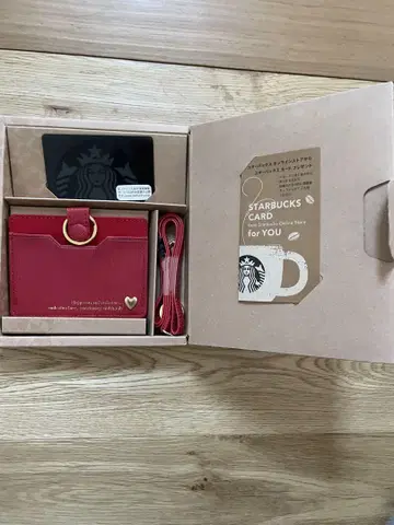 Starbucks x AfternoonTea 블랙 사이렌 패스케이스 세트