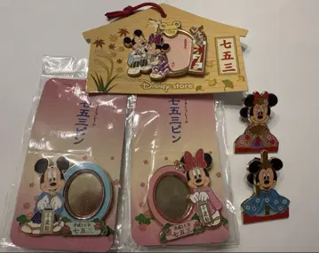 Disney 시치고산 핀 배지 3개 세트