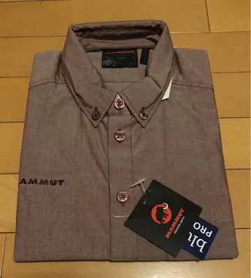 MAMMUT 반팔 셔츠 M 브라운