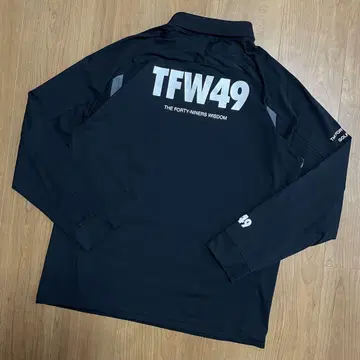 TFW49 긴팔 피케 셔츠 블랙 XL