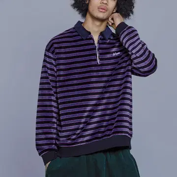 Lafayette LFYT 하프 집 셔츠 L 벨로아 피케 셔츠