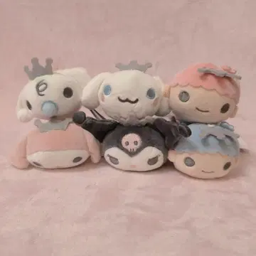산리오 모니마루즈 마스코트 전 6종 컴프 세트