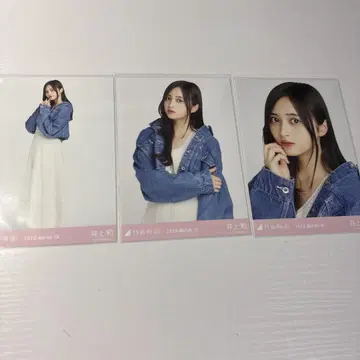노기자카46 이노우에 와카나 브로마이드 데님 자켓 컴프