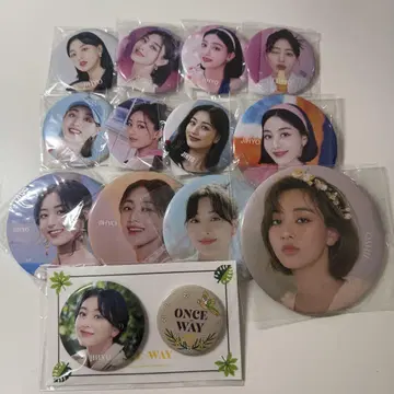 TWICE 지효 캔뱃지 미개봉 새상품 세트