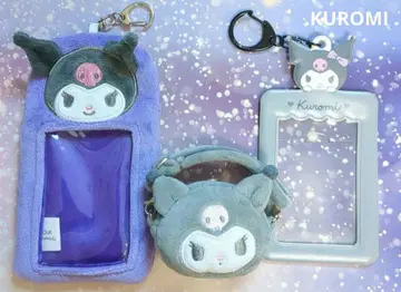 KUROMI 쿠로미 3종 세트 패스 케이스 마스코트