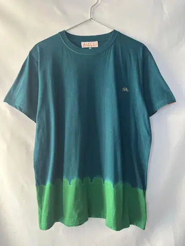 SOUSOU le coq sportif 후쿠시마 시보리 분할 염색 T셔츠