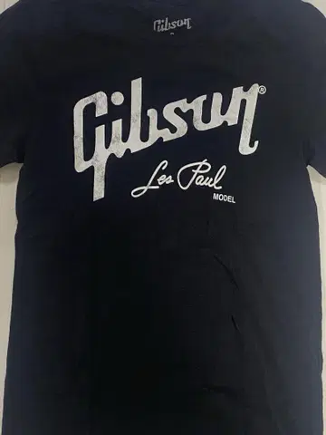 Gibson SG 레스폴 셔츠 블랙