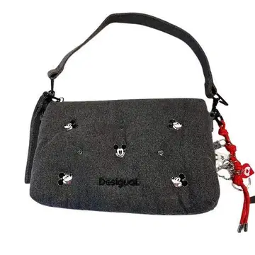 Desigual 숄더백 미키 블랙 데님