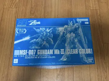 이벤트 한정판 HG 1/144 건담 Mk-III (클리어 컬러)