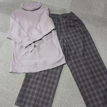 니코앤드 와이드 팬츠 터틀넥 상의 2종