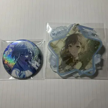 뱅드림 캔뱃지 반짝반짝 별 모양 키링 타카마츠 토모 MyGO!!!!!