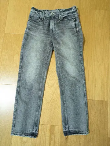 어퍼 하이츠 그레이 데님 새상품급 사이즈 21 S사이즈 데미지