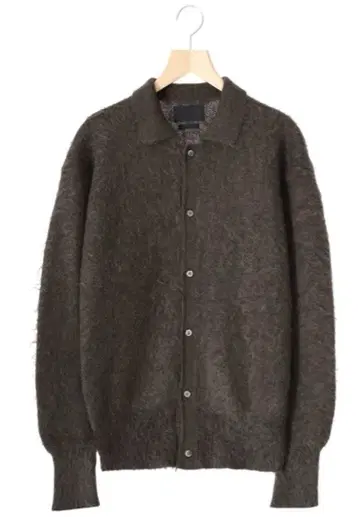 [ YOKE ] BRUSHED MOHAIR KNIT SHIRT