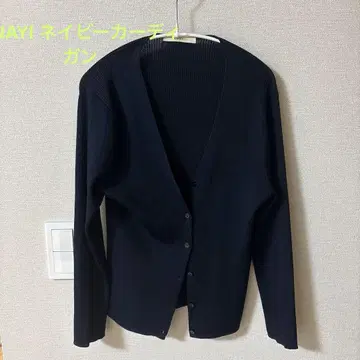 ANAYI 네이비 긴팔 가디건 38