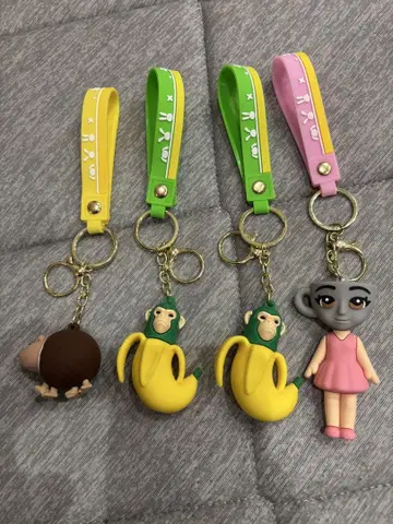 이탈리안 레인 로트 키링 4개 세트