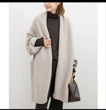 LAUREN MANOOGIAN 니트 코트 믹스 그레이 used