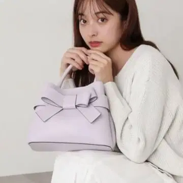 프로포션 바디 드레싱 핸드 토트백 숄더 리본