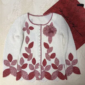 노코오노 빨간색 긴팔 자켓