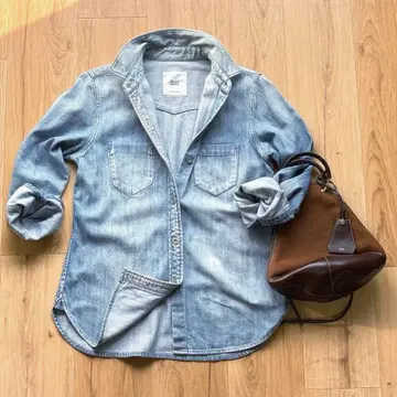 SPICK&SPAN 데님 셔츠 샴브레이 인디고 사이즈 38