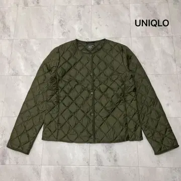 유니클로 다운 자켓 나일론 자켓 라이트 아우터 경량 노카라