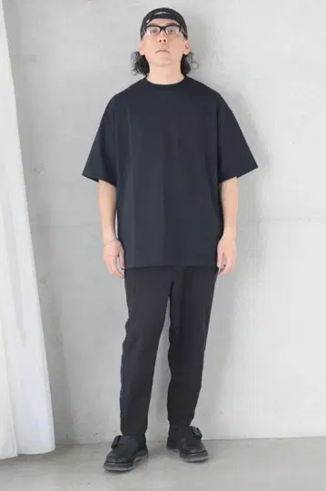 RIPVANWINKLE RW-548 DROP SHOULDER-T M 블랙