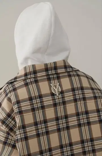 OY 패딩 체크 셔츠