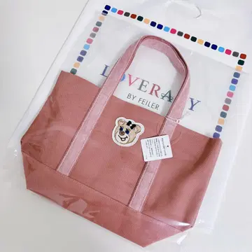 페이러 와펜 토트백 핑크