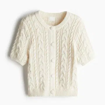 H&M 케이블 니트 가디건 XS 미사용 새상품