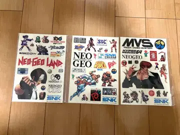 NEOGEO 올스타즈 스티커 전 3종 KOF, 아랑전설 네오지오 굿즈
