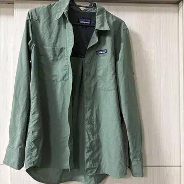 patagonia 올리브 그린 긴팔 셔츠